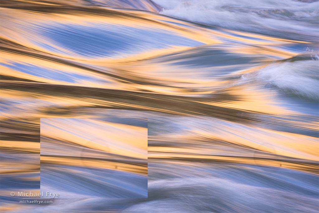 Rapid and reflections in the Colorado River, Grand Canyon NP, AZ, USA